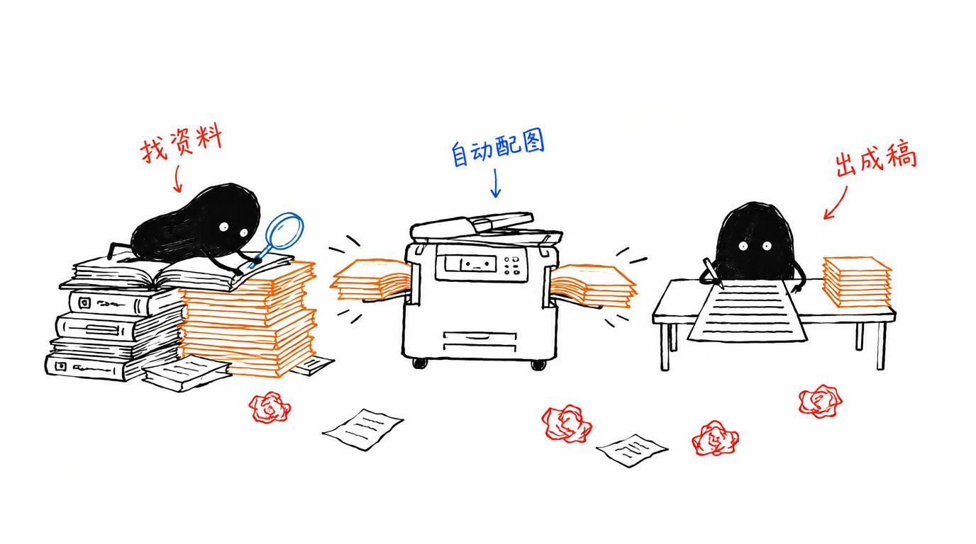 两个智能体合作写图文并茂的帖子